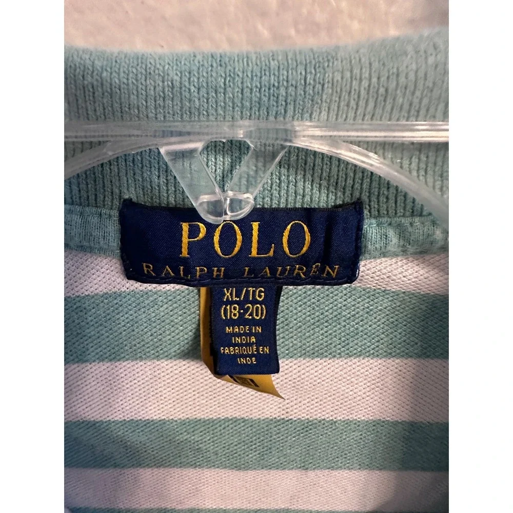 Polo‎ Ralph Lauren Striped Polo Shirt Short Sleeve Casual Top XL